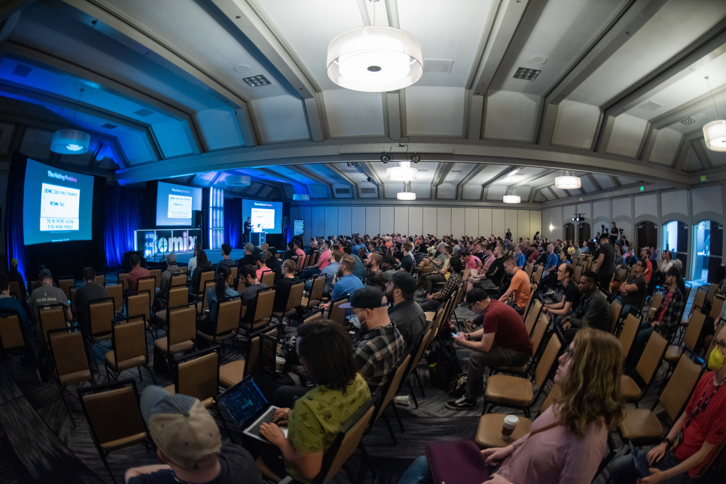 The audience during my talk